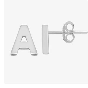 REAL SILVER A STUD EARRINGS
